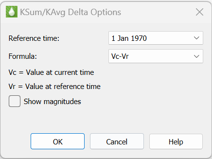 ksum kavg delta options