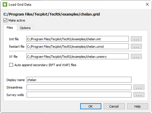 load grid data eclipse files