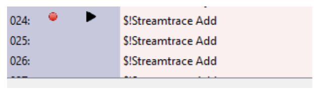 macro debugger breakpoint