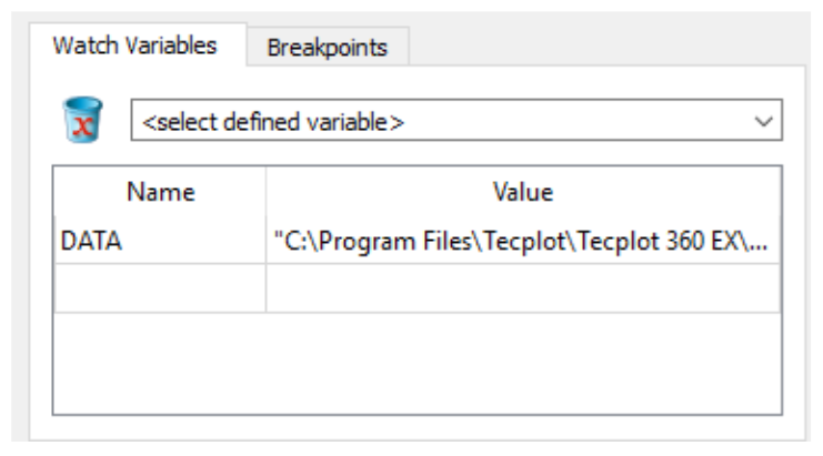 macro debugger watch variables