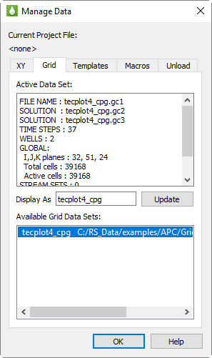 manage data grid active