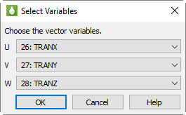 select variables