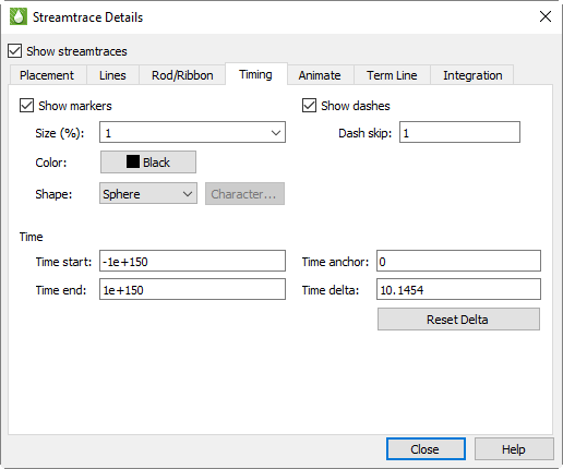 streamtrace details timing